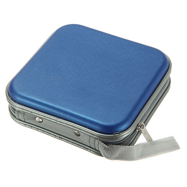 40 Disc CD DVD  Double-side Storage Case Organizer Holder Hard Wallet Album CD Storage Bag