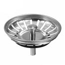304 Stainless Steel Kitchen Bathroom Basin Sink Strainer Stopper Drain Waste Plug