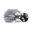 1X(Led Headlight 1200 Lumens White H6 BA20D COB 12W Led Bulb For Motorcycle