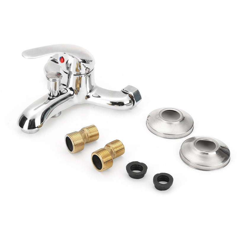Bathroom Tub Shower Faucet Wall Mount Bath Faucet Valve Mixer Tap Shower Head