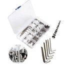 1X(240 Pcs Stainless Steel Hex Column Standoff Screws Wrenches Assorted Kit