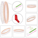 3Pcs/set Knitting Tool Weave Loom Kit for Shawl Blanket Hat Socks Marker Ya