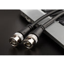 1X(BNC Male To Male Straight Crimp Q9 Head HD Monitor Line Double-head Vide