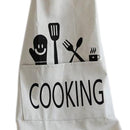 New Fashion Clothing Overalls Cotton Linen Apron The Kitchen Bakery Baked C J7H4