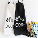 New Fashion Clothing Overalls Cotton Linen Apron The Kitchen Bakery Baked C J7H4