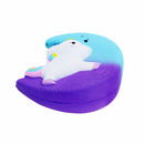 Cartoon Unicorn Moon Galaxy Pegasus Squishy Kawaii Squeeze Toy 11cm Sweet Slow Rising
