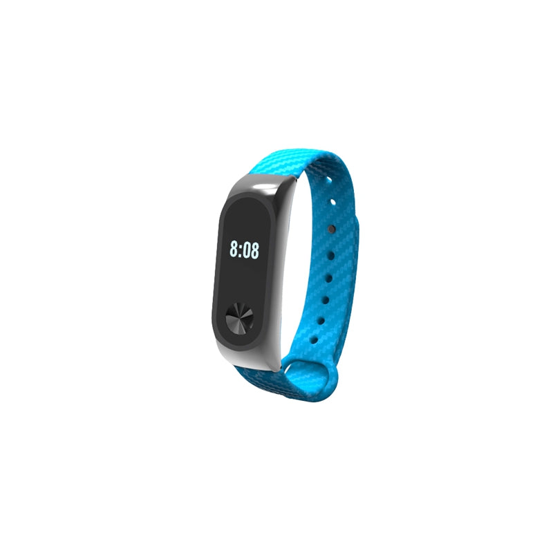 Bakeey Metal Carbon Fiber Replacement Wrist Strap Bracelet for Xiaomi Mi band 2 Wristband