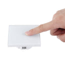 Aodu Tuya Smart Life EU 433Mhz 1 Gang Smart WIFI Light Switch Interruptor Touch Wall Power Switch App Remote Control Intellegent Switch Work With Alexa Google Home