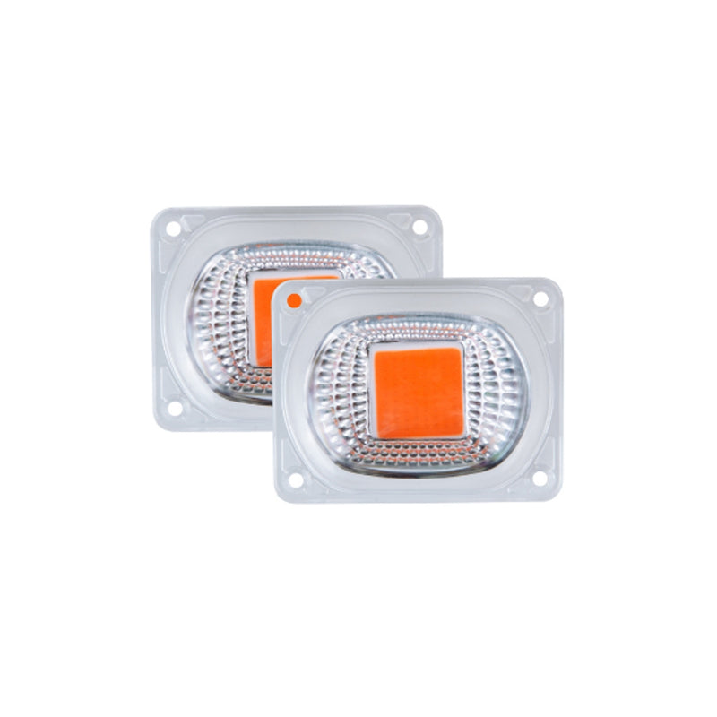 High Power 20W 30W 50W Full-spectrum COB LED Grow Light Chip with Lens for Floodlight AC110V/220V