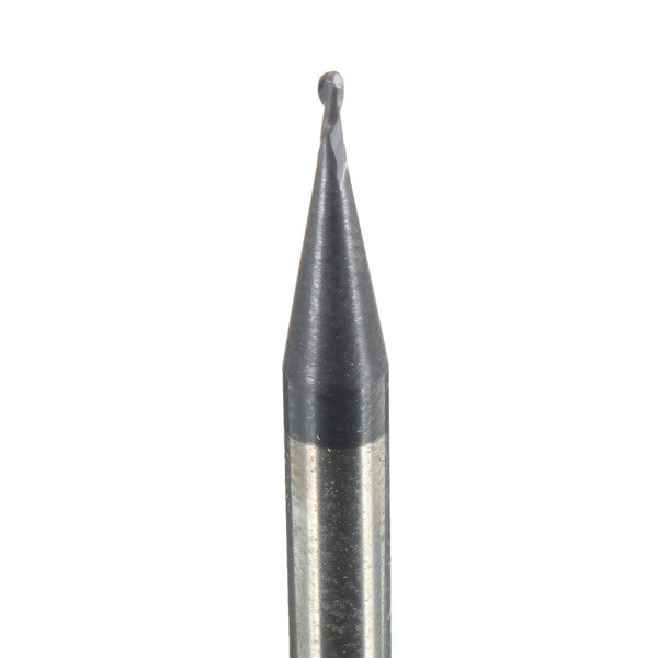 2 Flutes Radius 0.5mm Tungsten Steel Coated Ball Nose End Mill Cutter