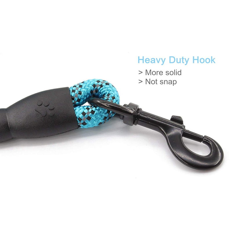 5 Ft Strong Dog Leash Comfortable Padded Handle Highly Reflective Threads M I9V7