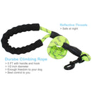 5 Ft Strong Dog Leash Comfortable Padded Handle Highly Reflective Threads M O7L5