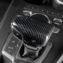 Automotive Carbon Fiber Gear Head Decorative Cover For Audi A3 A4 A5 A6 A7  R4B5