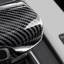 Automotive Carbon Fiber Gear Head Decorative Cover For Audi A3 A4 A5 A6 A7  R4B5