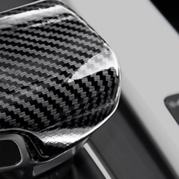Automotive Carbon Fiber Gear Head Decorative Cover For Audi A3 A4 A5 A6 A7  R4B5