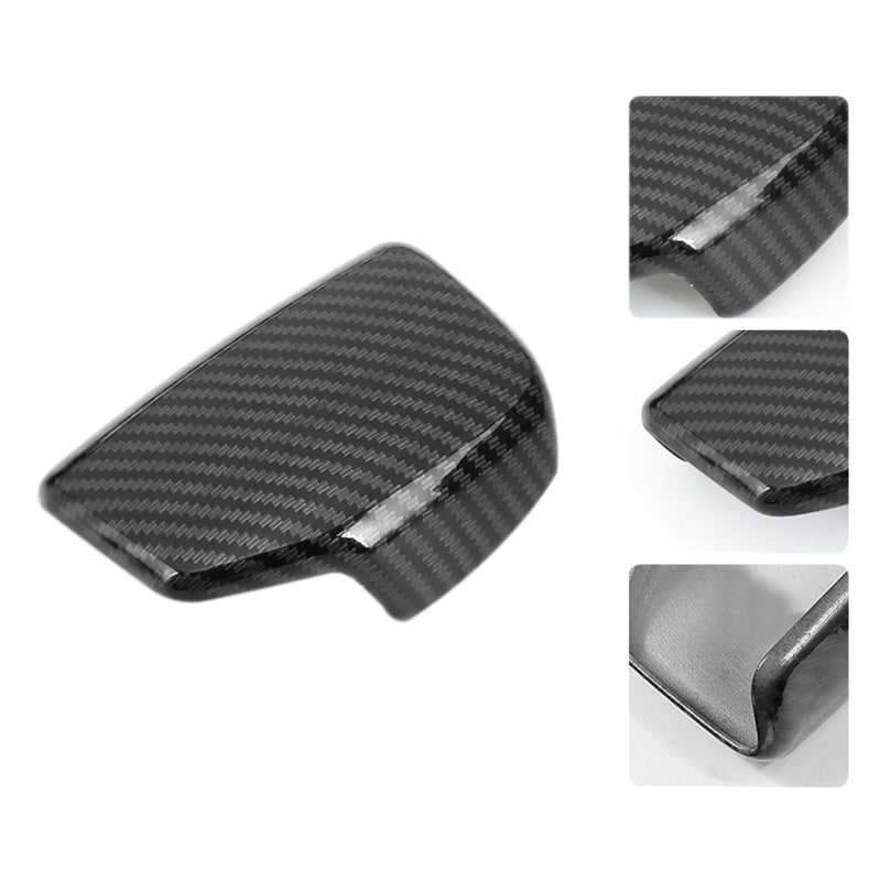 Automotive Carbon Fiber Gear Head Decorative Cover For Audi A3 A4 A5 A6 A7  R4B5