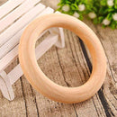 5x Wooden Ring For Crafting DIY Craft Jewelry Making 90mm