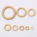 5x Wooden Ring For Crafting DIY Craft Jewelry Making 90mm