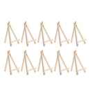 10Pcs Mini Wooden Artist Easel-e Wedding Table Stand Display Holder - 15 X  C9N2