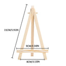 10Pcs Mini Wooden Artist Easel-e Wedding Table Stand Display Holder - 15 X  C9N2
