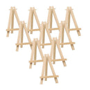 10Pcs Mini Wooden Artist Easel-e Wedding Table Stand Display Holder - 15 X  C9N2