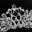 Wedding Bridal Tiara Peafowl And Peacock Design Rhinestones Tiara Crown T4X6