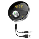 Bluetooth Aux Handsfree Car Kit 3.5Mm Jack Audio Mp3 Player Wireless Fm Tra D4E1