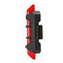 4X(Red Bike Tail Light Rechargeable Usb Led Taillight Mtb Warning Bicycle FB6W5)