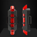 4X(Red Bike Tail Light Rechargeable Usb Led Taillight Mtb Warning Bicycle FB6W5)