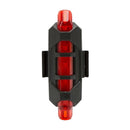 4X(Red Bike Tail Light Rechargeable Usb Led Taillight Mtb Warning Bicycle FB6W5)