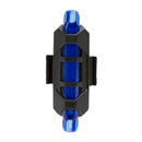 Blue Bike Tail Light Rechargeable Usb Led Taillight Mtb Warning Bicycle Fro V3F3
