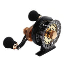 Aluminum Alloy Spool 6+1Bb Hand Raft Reel Ice Fishing Reel Fly Reel Aluminu N7D3