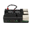 Aluminium Alloy Armor Enclosure Case With Dual Fan For Raspberry Pi 3 Model B+(plus) /3B