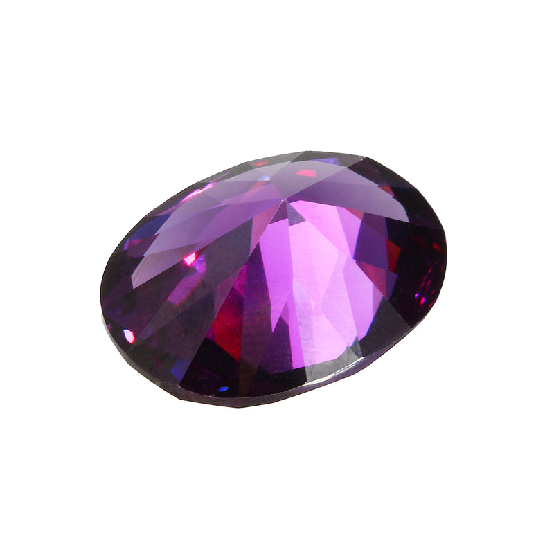 28.35ct 20x15mm Purple Oval Elliptical Cut Gemstone VVS AAA Jewelry Loose Gems Decorations