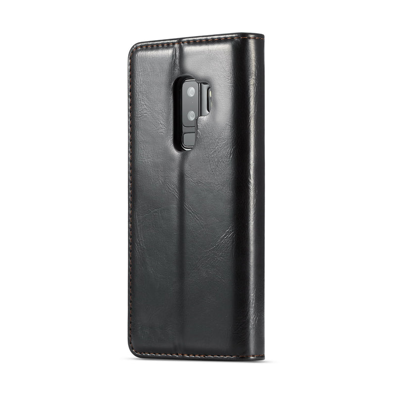 Caseme Wallet Kickstand Protective Case For Samsung Galaxy S9 Plus Magnetic Flip Card Slots