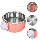 Stainless Steel Removable Crate Bowl For Dogs, Cats, Small Animals,14 Oz Pi H7P1