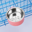 Stainless Steel Removable Crate Bowl For Dogs, Cats, Small Animals,14 Oz Pi H7P1
