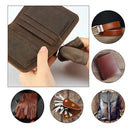 Leather Craft Tools Kit Hand Sewing Stitching Punch Carving Saddle Rivets Tool