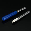 5pcs 3.175mm Shank 0.1mm 15/20/30/45/60 Degree Tungsten Steel Engraving Bits CNC Tool