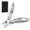 LAOTIE 10 in 1 Stainless Steel Folding Multifunctional Pliers Portable Mini EDC Knife Tool