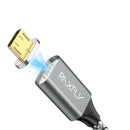 RAXFLY 2.1A Magnetic Braided Micro USB Fast Charging Data Cable 2M For Xiaomi Redmi Note 5 5 Plus S7