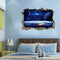 MIICO Creative 3D Universe Planet Broken Wall Removable Home Room Decorative Wall Decor Sticker