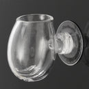 Aquarium Fish Tank Aquatic Plant Clear Glass Cup Holder + Sucker