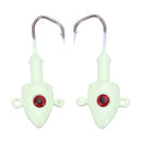 ZANLURE 2 Pcs 4/4.5cm 7g/10g Fishing Lure Metal Saltwater Fishing Buckle Fishing Bait