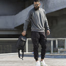 BANGE BG-7086 8L USB Anti Theft Chest Bag Oxford Cloth Men Shoulder Bag Travel Crossbody Bag