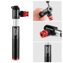 BIKIGHT CX-P02 Aluminium Alloy 2Modes Mini Bicycle Pump Outdoor Portable Bike Pump For American Nozzle and French Nozzle Bike