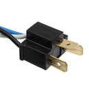 Car 12V H4 4 Lamp Bulb Headlight Wire Wiring Harness Ceramic Relay Socket Adapter