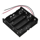 New Version DC 14.8V 4 Slot 4 Series 18650 Battery Holder Box Case With 2 Leads And Spring