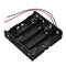 New Version DC 14.8V 4 Slot 4 Series 18650 Battery Holder Box Case With 2 Leads And Spring