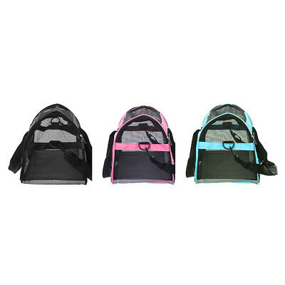 Pet Dog Cat Rabbit Portable Travel Carrier Tote Cage Bag Mesh Crate Kennel Pet Mat